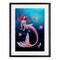 Stupell Industries Aurelia Mermaid & Fish Framed Print Under Glass, design by Rachel Anderson